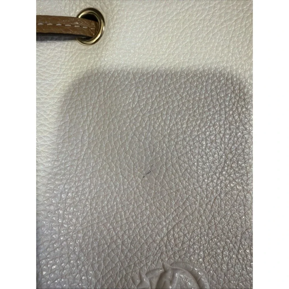 Coach Andy Tote With Horse And Carriage pebble leather Gold/Chalk Multi CA165